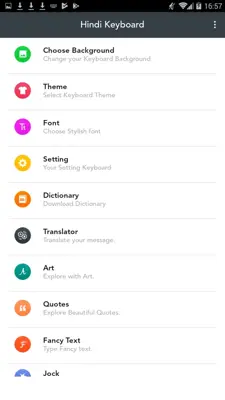 Hindi Keyword Smart keyboard any Language android App screenshot 17